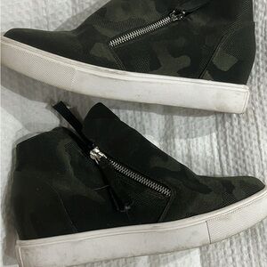 Steve Madden Camouflage High-Top Sneakers